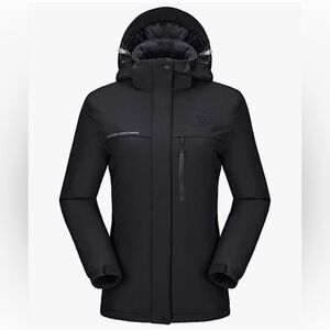 CAMEL CROWN Women’s Mountain Snow Waterproof Ski Jacket Detachable Hood Windproo